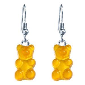 Gummy Bear Acrylic Retro Earrings ( 3 Color Choices )